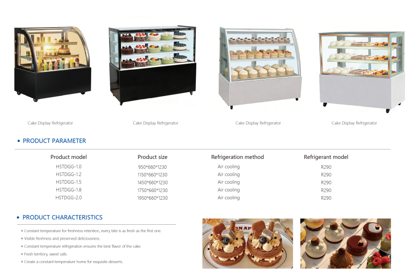 Cake Display Refrigerator