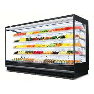 Display air curtain cabinet