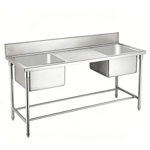 Double-mouth platform basin