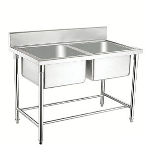 Double-mouthed water basin