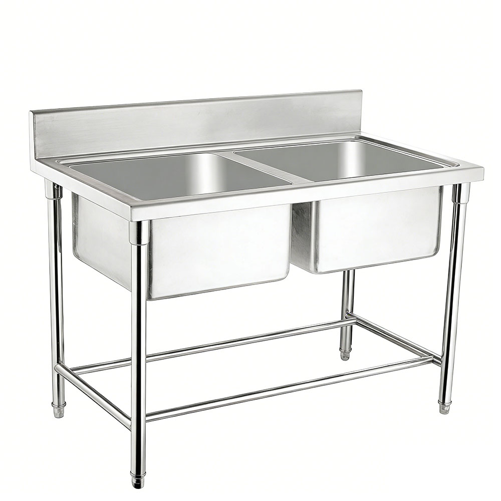 Double-mouthed water basin