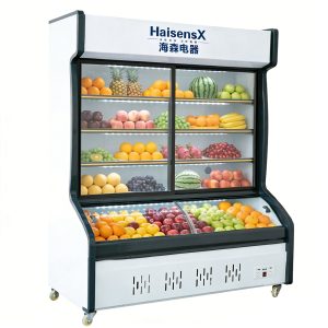 Dual-temperature display case