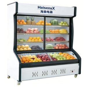 Dual-temperature display case