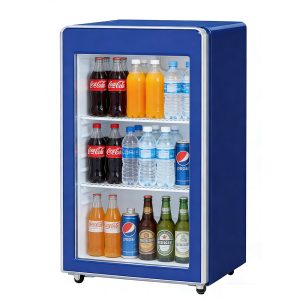 Single-door refrigerated display bar counter