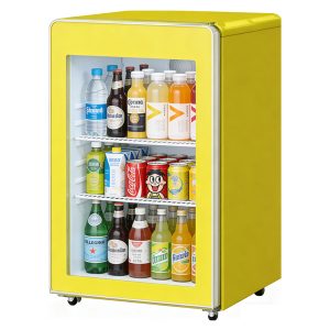 Single-door refrigerated display bar counter
