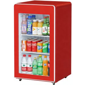 Single-door refrigerated display bar counter