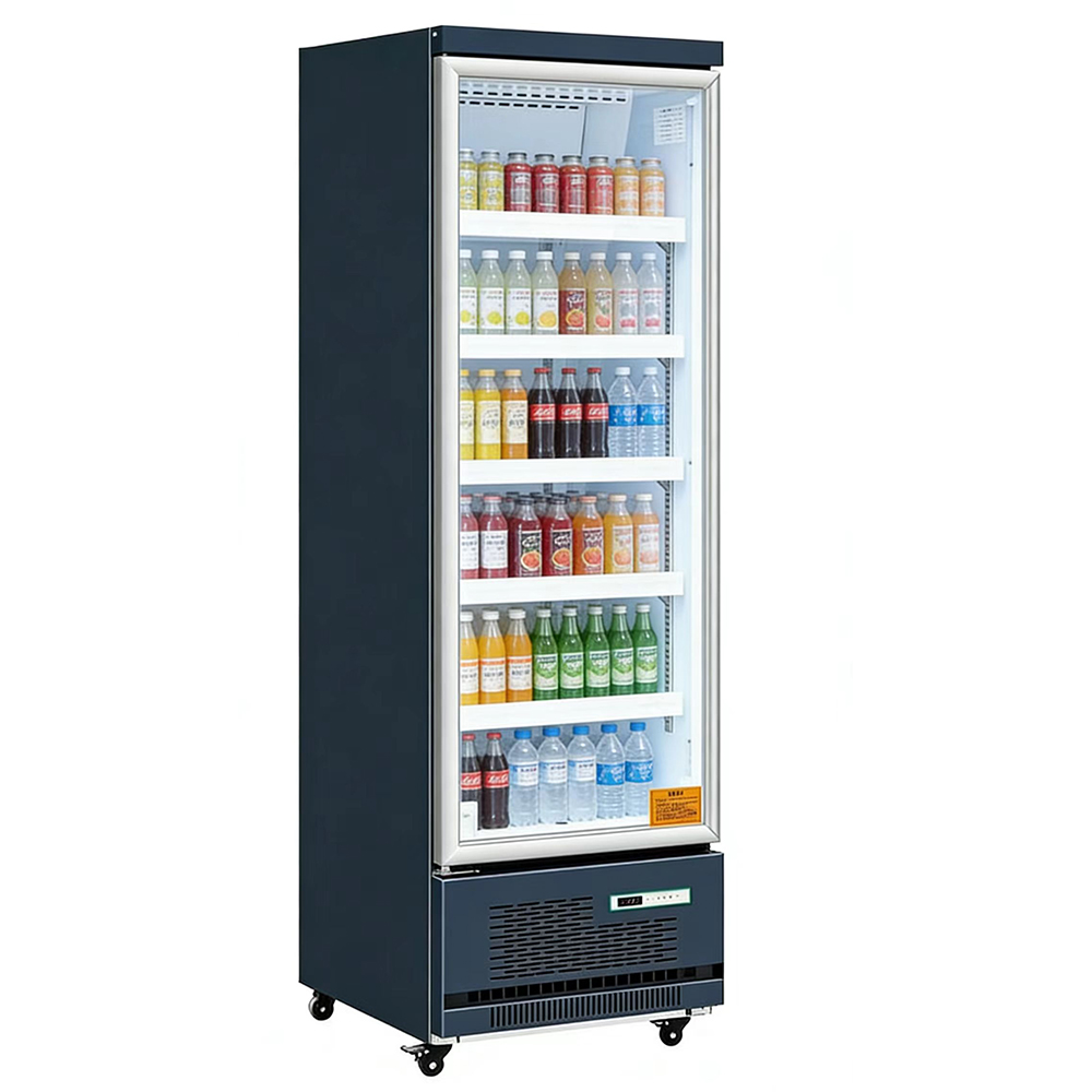 Single-door upright freezer display case-HS-LD-620