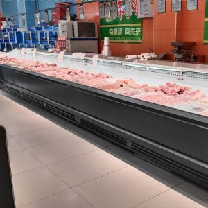 Single-layer fresh meat display cabinet