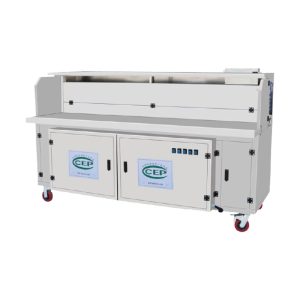 Smokeless barbecue cart economy model