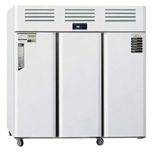 Three-door upright freezer