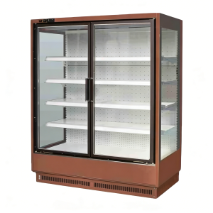 Display air curtain cabinet