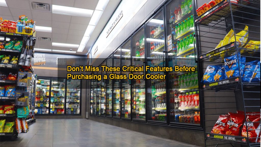glass door display cooler