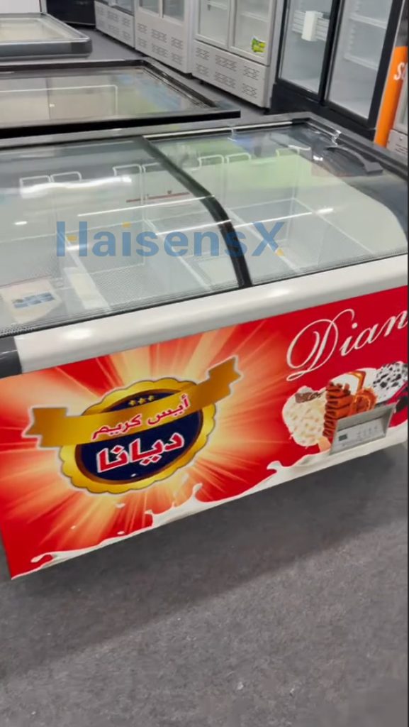 ice cream freezers & commercial glass door