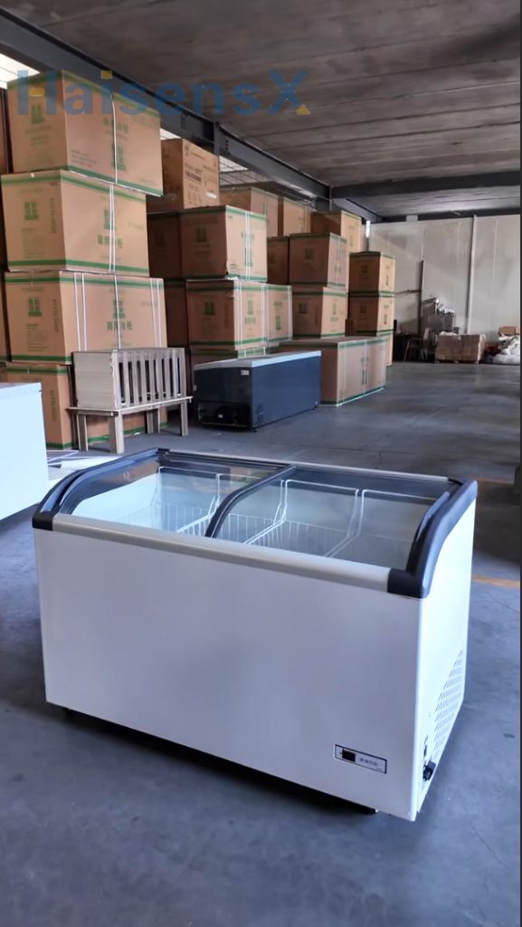 ice cream freezers & commercial glass door
