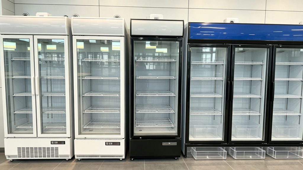 Single Door Glass Freezer Details